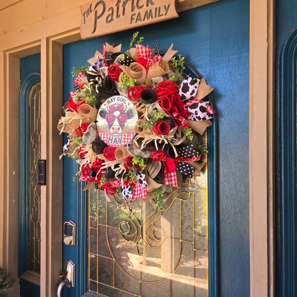 HAY Girl HAY Everyday Southern Charm Wreath